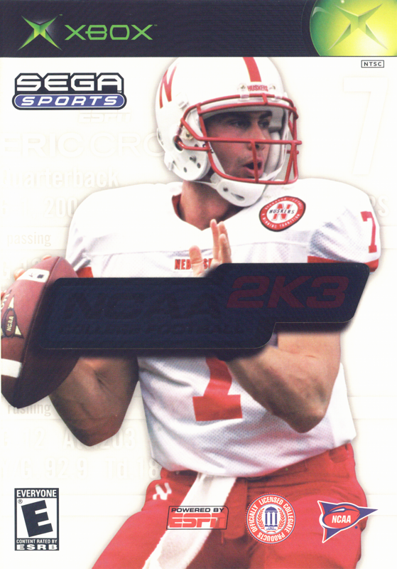 NCAA College Football 2K3 box art for Xbox